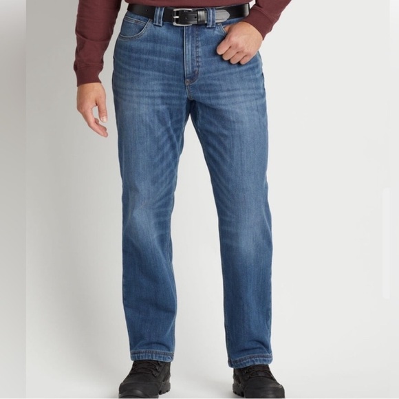 Duluth Trading Co. Plaid Bootcut Jeans - Picture 10 of 11